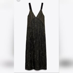 Zara Holidays dress sequins